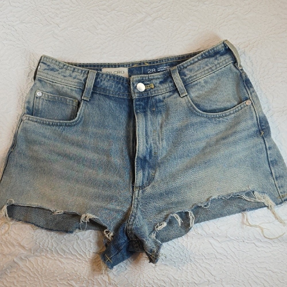 Pilcro Light Blue Jean Shorts
